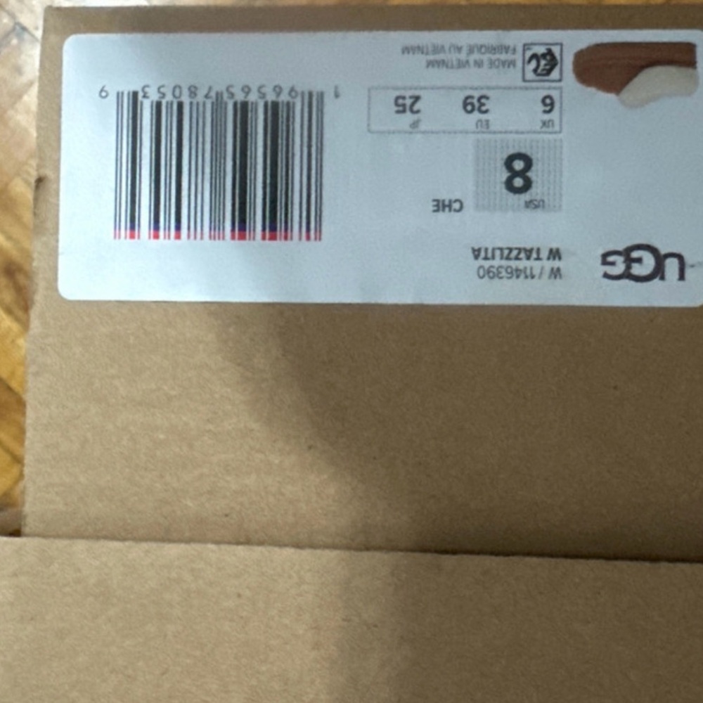 UGG Tan Slippers with Cream Lining